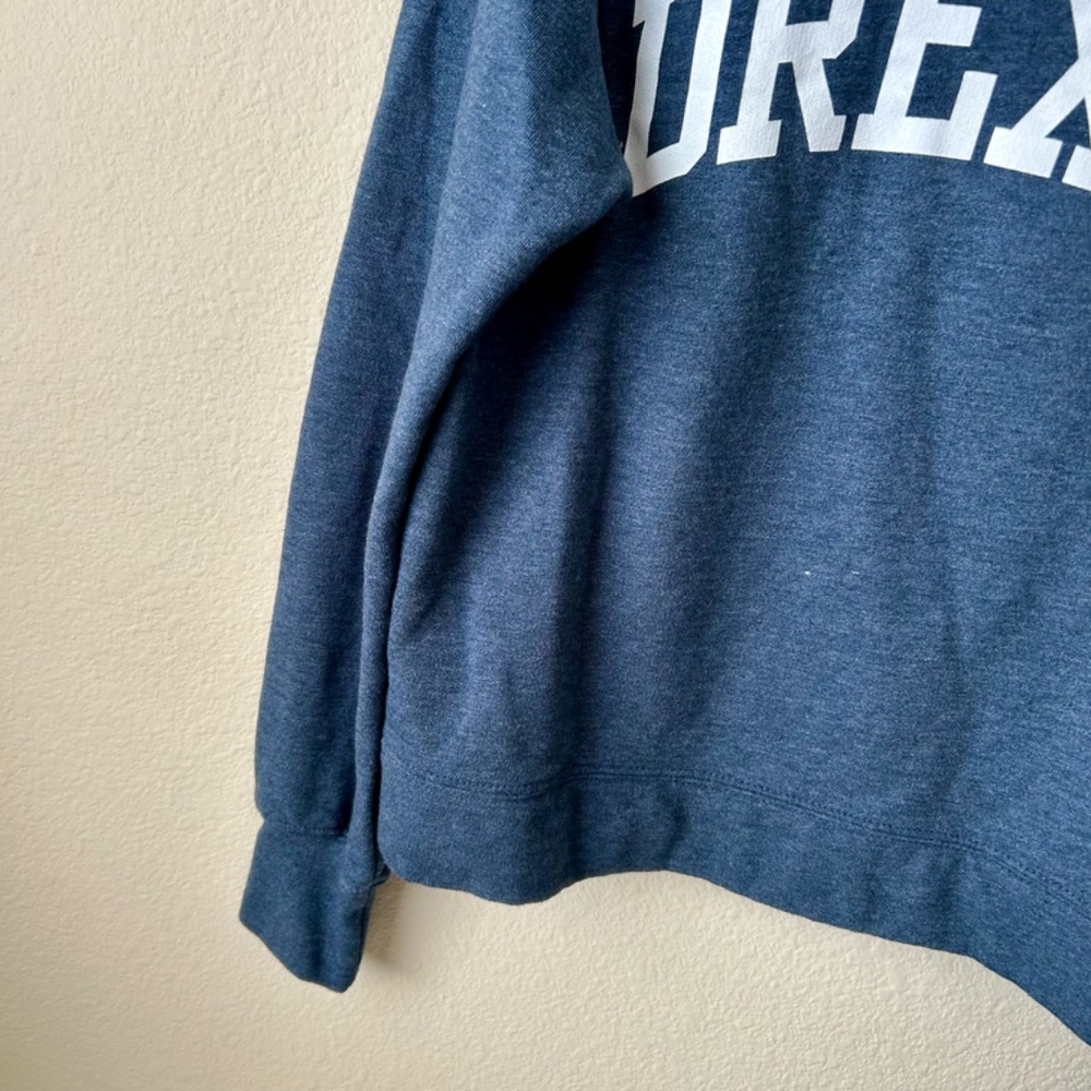 Sweatshirt Crewneck Drexel University Blue White Logo by RedShirt Size Small - Picture 5 of 13